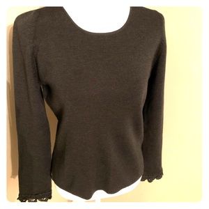 Knit Top w/ Detail at Wrists